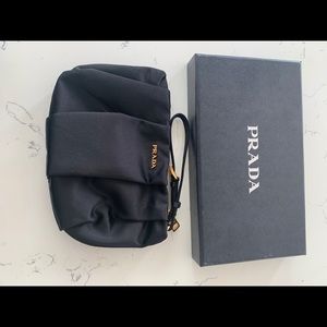 Authentic Prada Black Clutch - only used once!